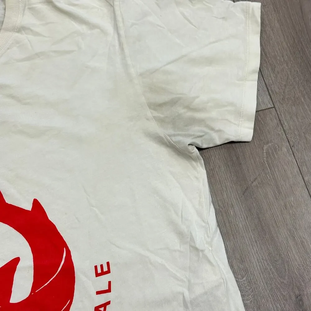 Gucci Magnetismo Animale Shark Tee T Shirt size Large L Cream B30